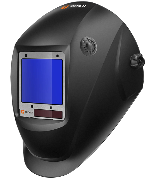 Маска сварщика с АСФ Хамелеон Tecmen ADF 820L TM16 черная (с внешней кнопкой режима зачистки)